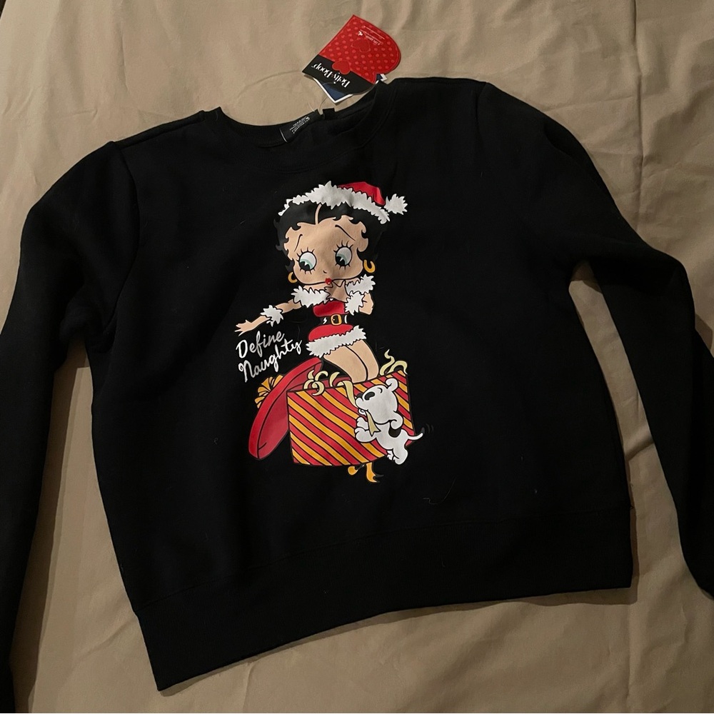 Betty Boop Black Sweatshirt